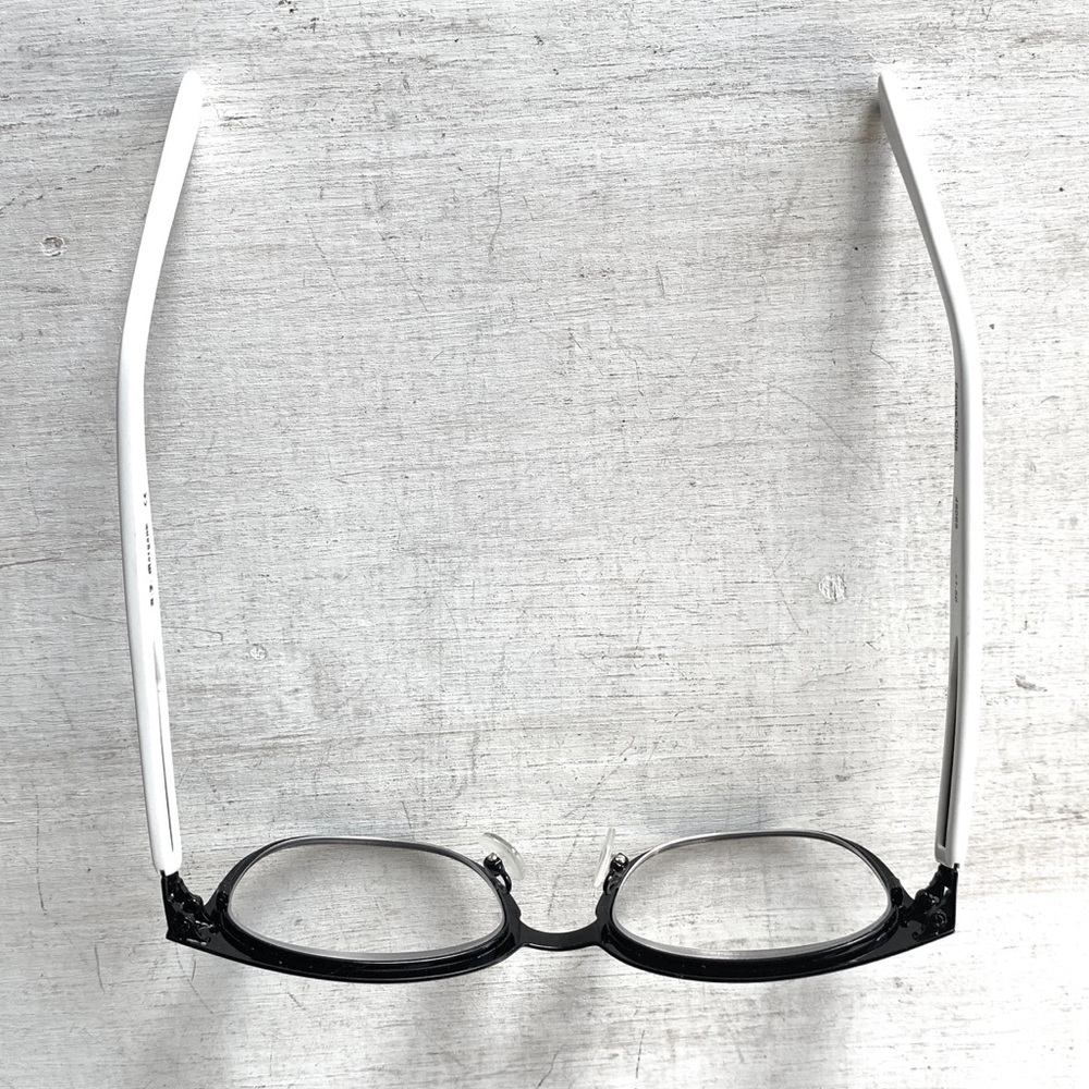 NEW +1.75 Horn Rimmed Reading Glasses Unisex Ladies Mens Metal Eyeglasses - Picture 5 of 13